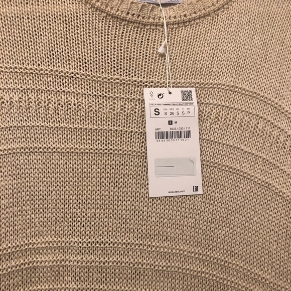 Zara knit dress size small NWT - Picture 2 of 4